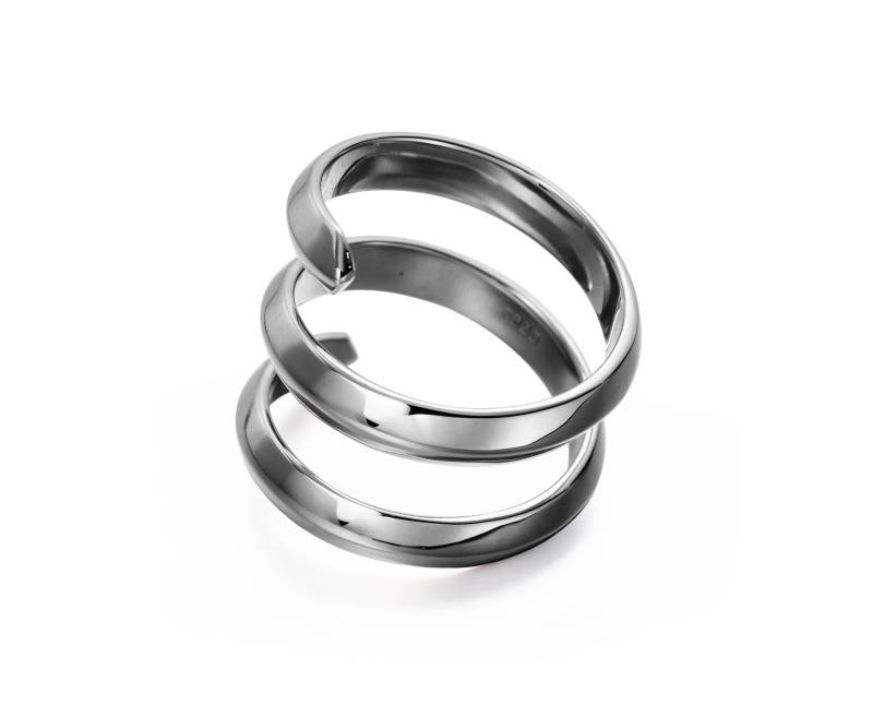 Band Schwarzer Ring Für Männer-Ring Ihn-Personalisierter Gravierbarer Ring-Sein Personalisierter Ring-Wickelring-Kein Stein Uni-Custom Namen von MajadeJewelryDesign