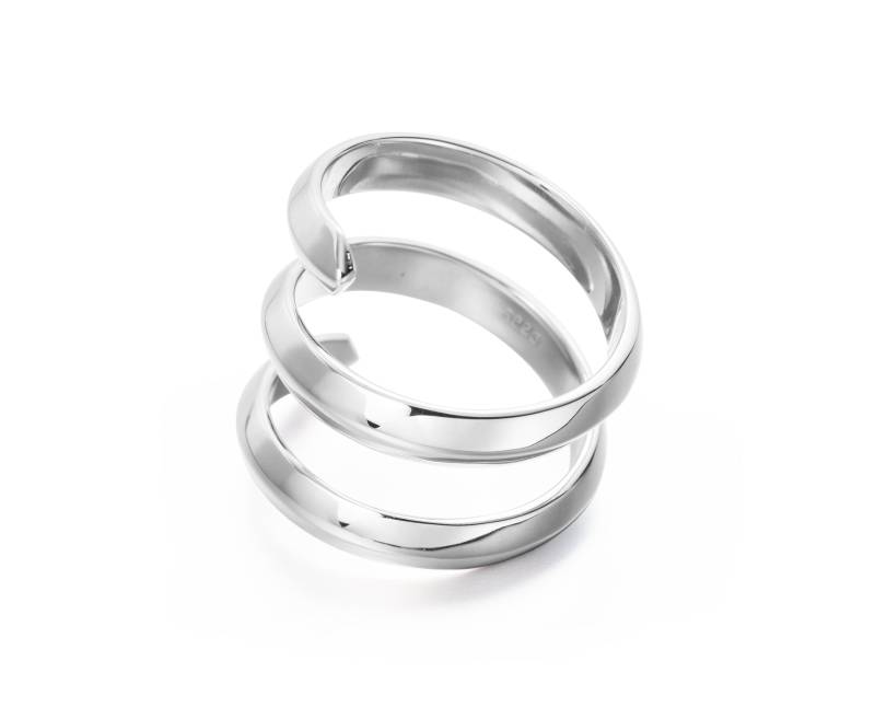 Personalisierter Gravierbarer Ring Für Männer-Ring Ihn-Personalisierter Silber-Wickelring-Kein Stein Uni-Custom Namen von MajadeJewelryDesign