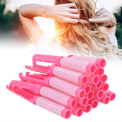 Majatou Selbst Grip Keramik Ionische Thermische Haarwalzen, Salonqualität Haarwalzen, 20 Stücke Haarrundeisen, Flauschiges Haar -Locken -Eisen für Frauen Girls Haarhaarlehre Styling (Rosenate) von Majatou