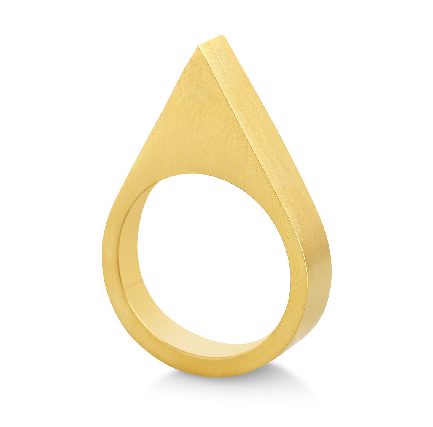 Dünner Spiky Ring in Gelb Gold - Moderner Und Minimal Stapelbarer Statement Schmuck Dünner Spiky Ring in Gelb Gold - Moderner Und Minimal Stapelbarer Statement Schmuck von MajdanRocks