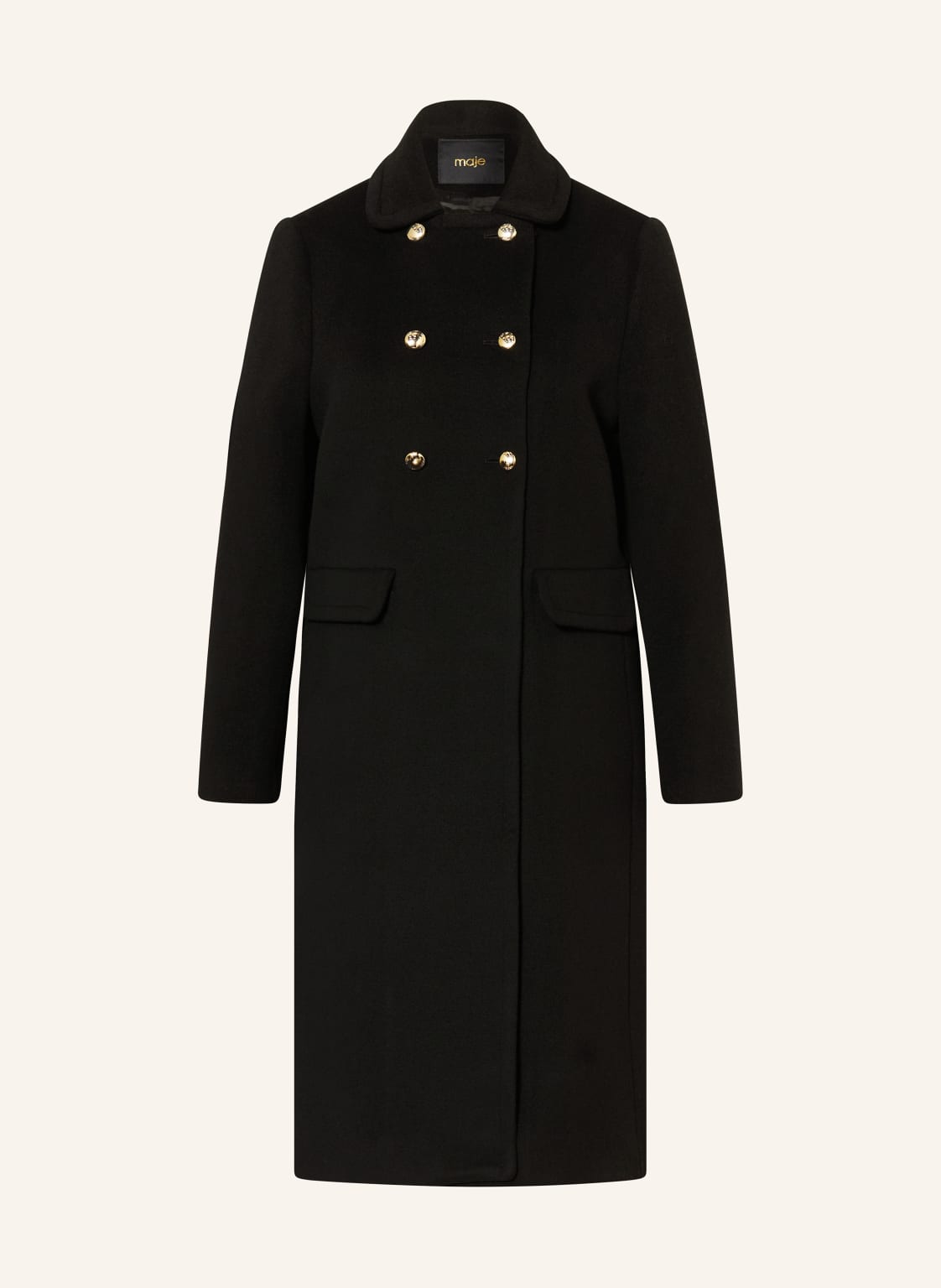 Maje Cabanmantel schwarz von Maje