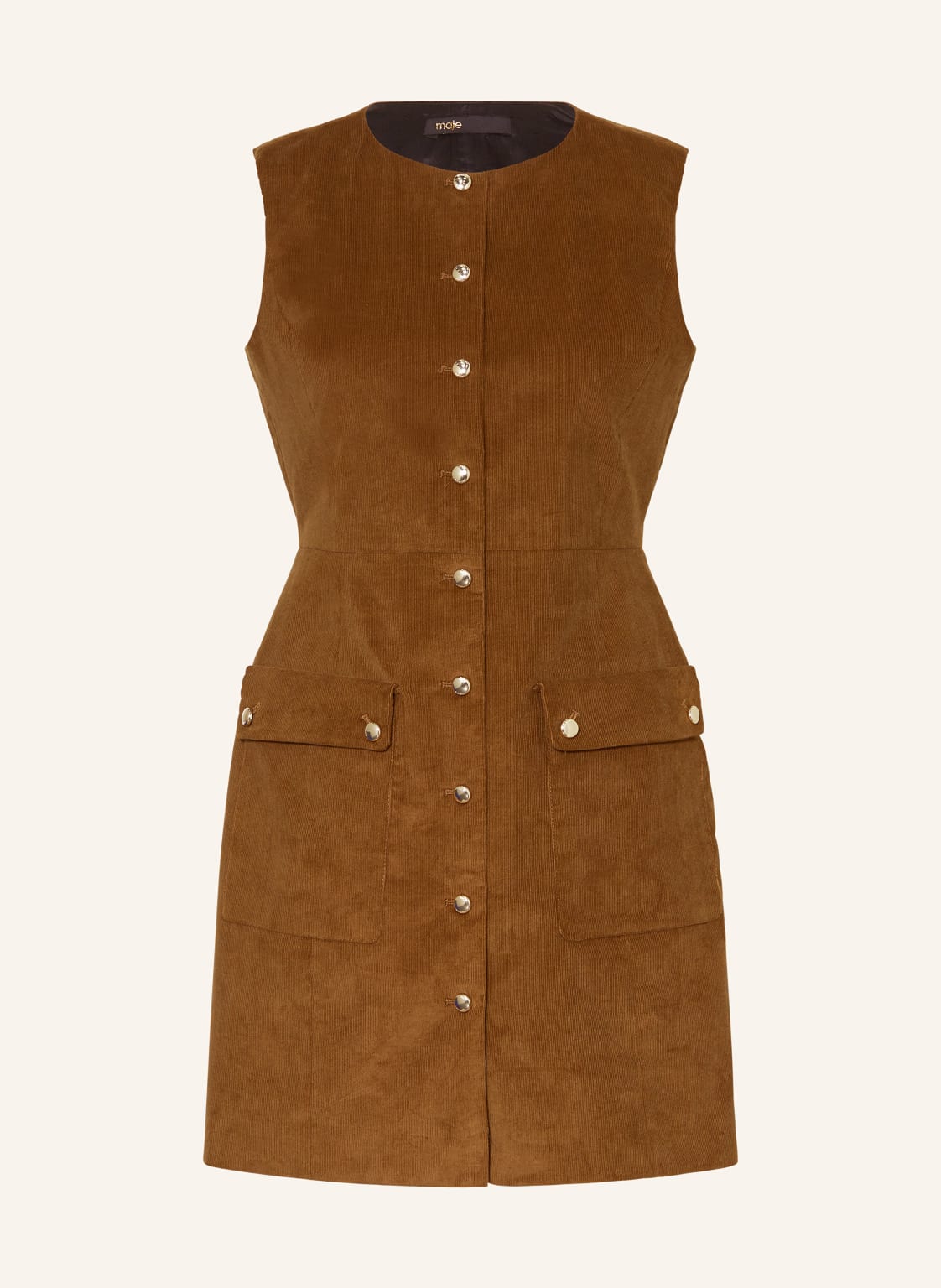 Maje Cordkleid beige von Maje