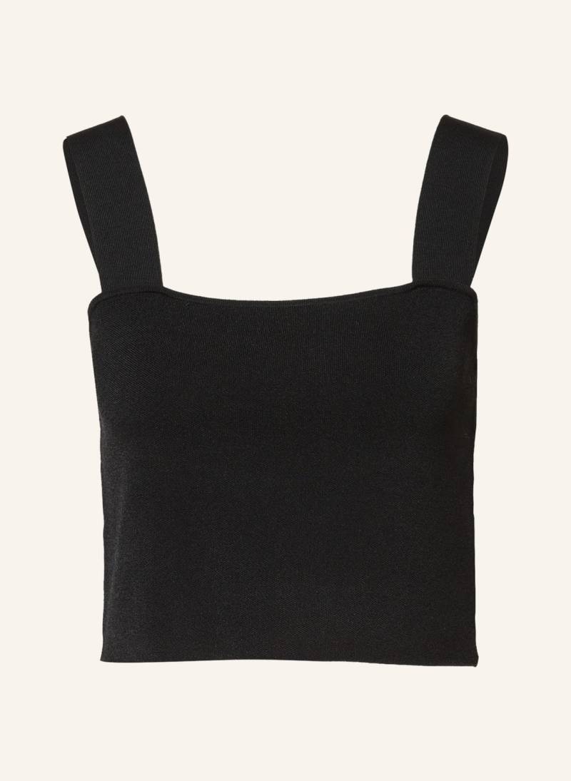 Maje Cropped-Top Maclyna schwarz von Maje