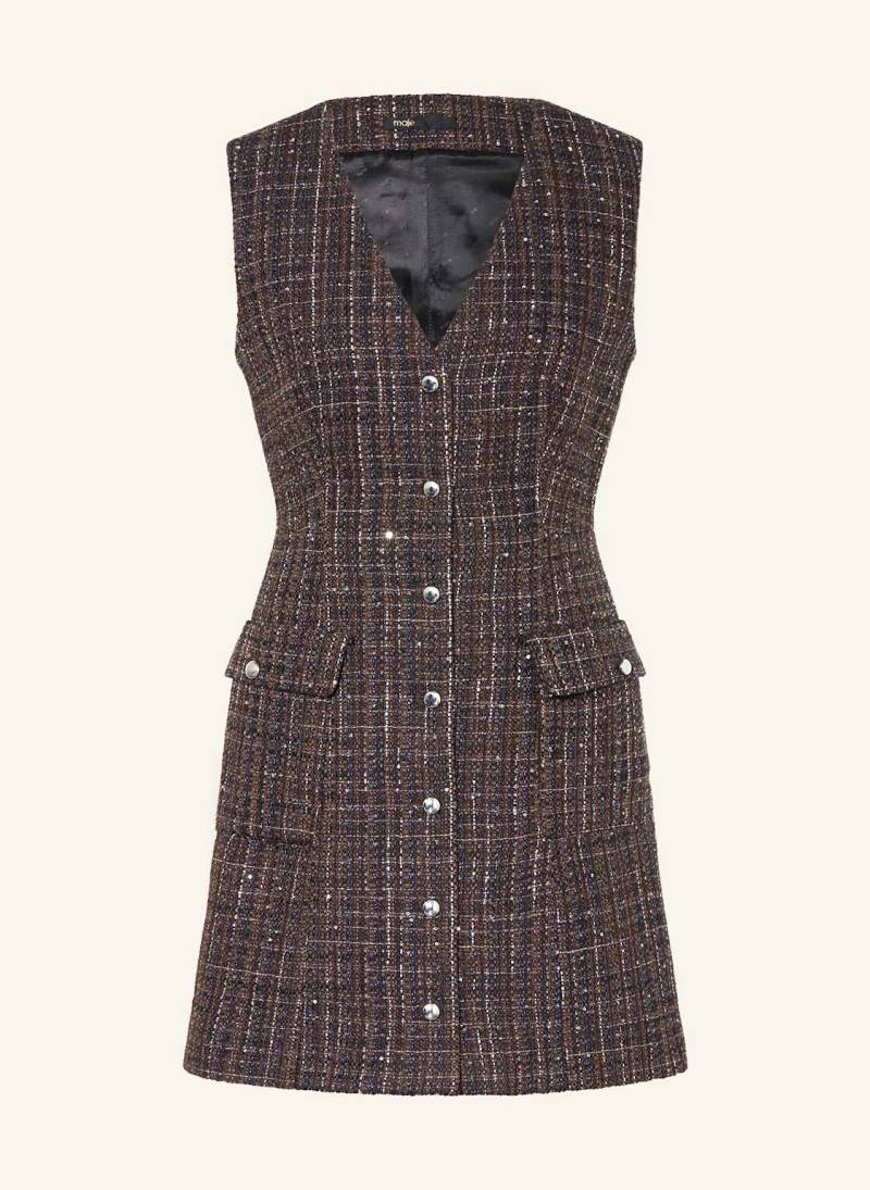 Maje Etuikleid Ribowna Aus Bouclé braun von Maje