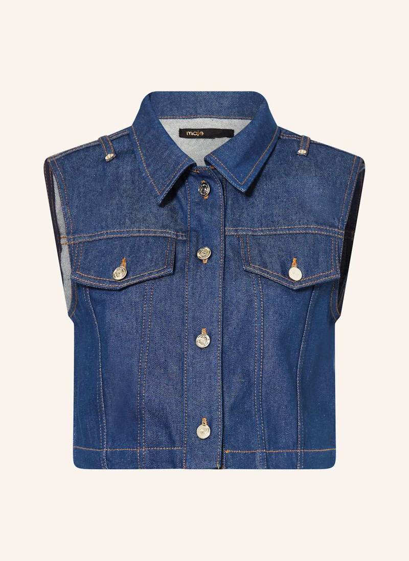 Maje Jeansweste blau von Maje