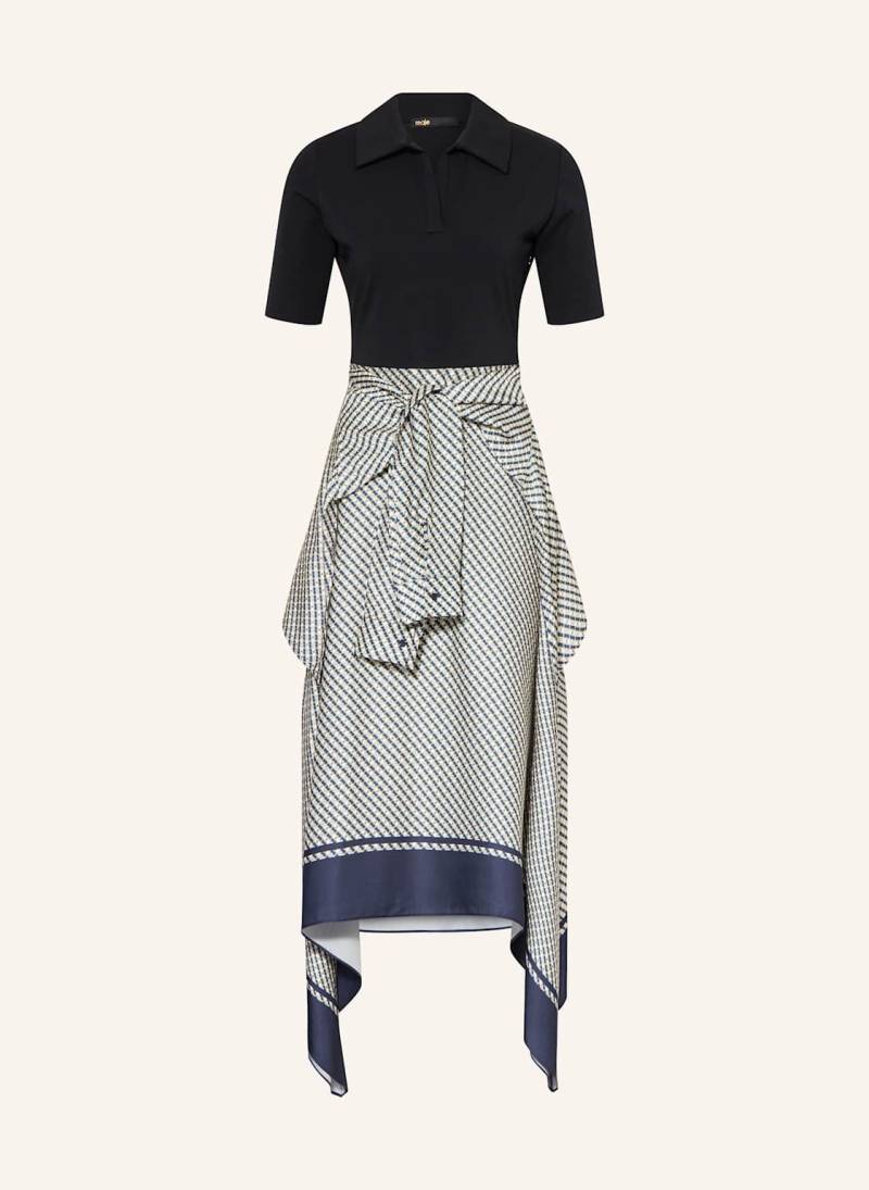 Maje Kleid Im Materialmix weiss von Maje