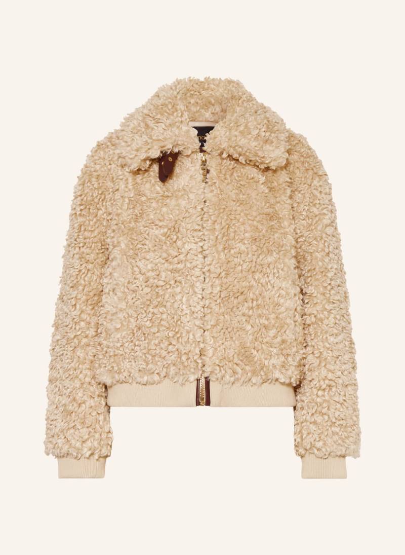 Maje Kunstfell-Jacke beige von Maje