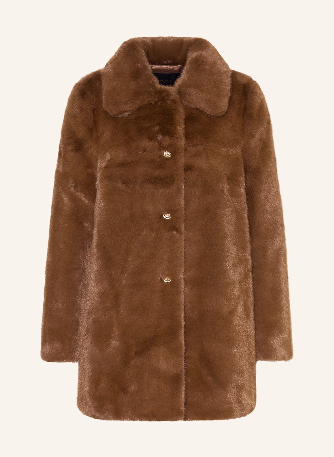 Maje Kunstfell-Mantel braun von Maje
