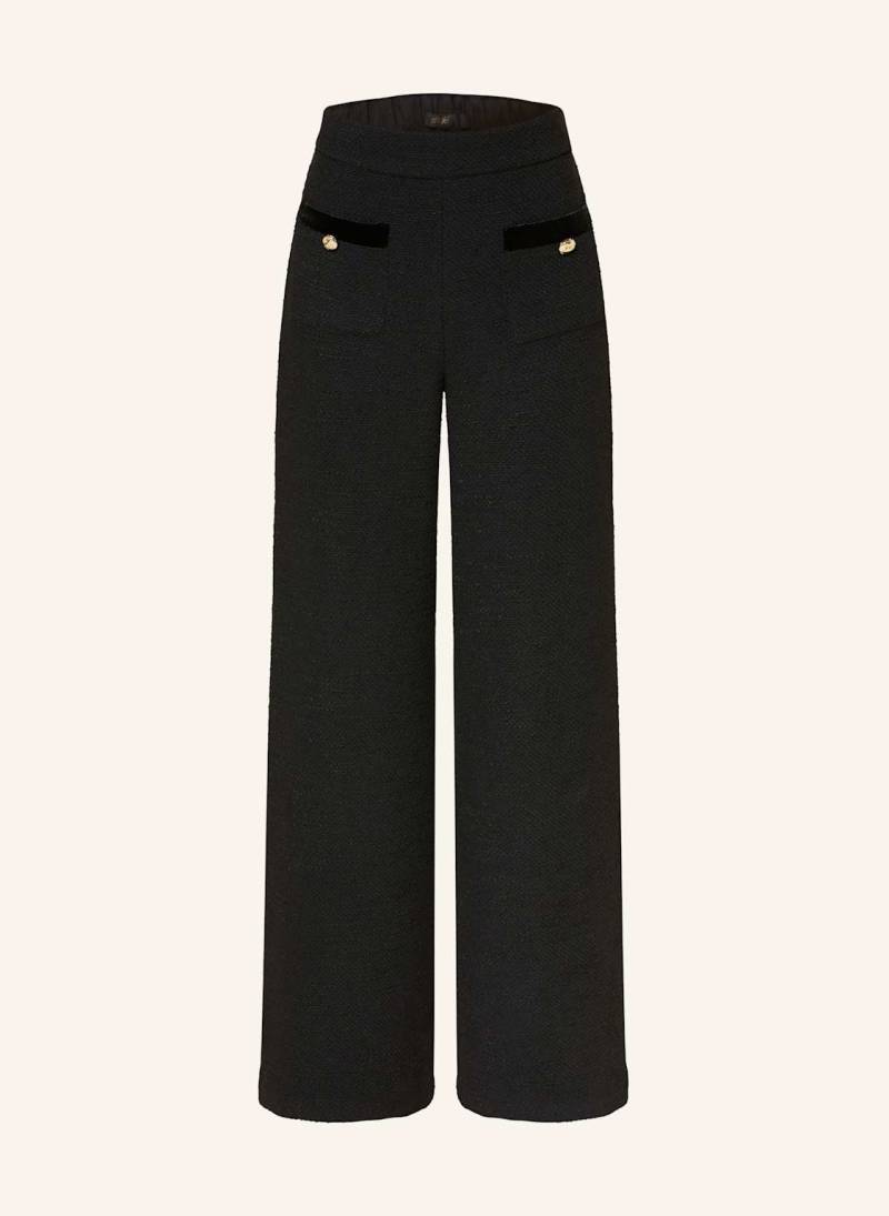 Maje Marlenehose Aus Tweed schwarz von Maje