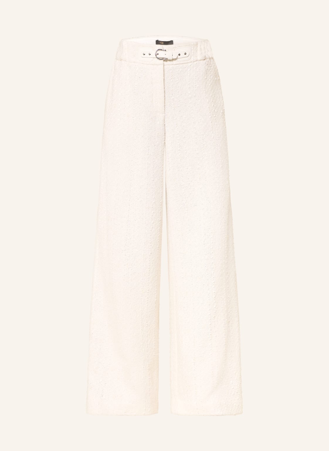 Maje Marlenehose Aus Tweed weiss von Maje