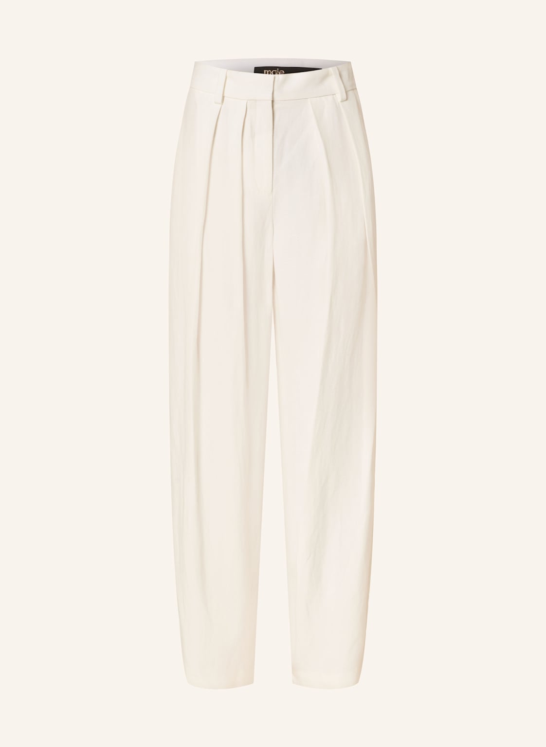 Maje Marlenehose Mit Leinen weiss Maje Marlenehose Mit Leinen weiss von Maje