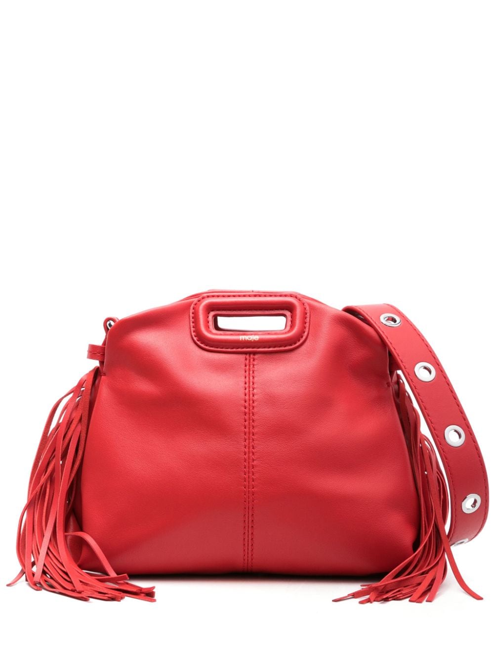 Maje Mini Miss M Schultertasche - Rot von Maje