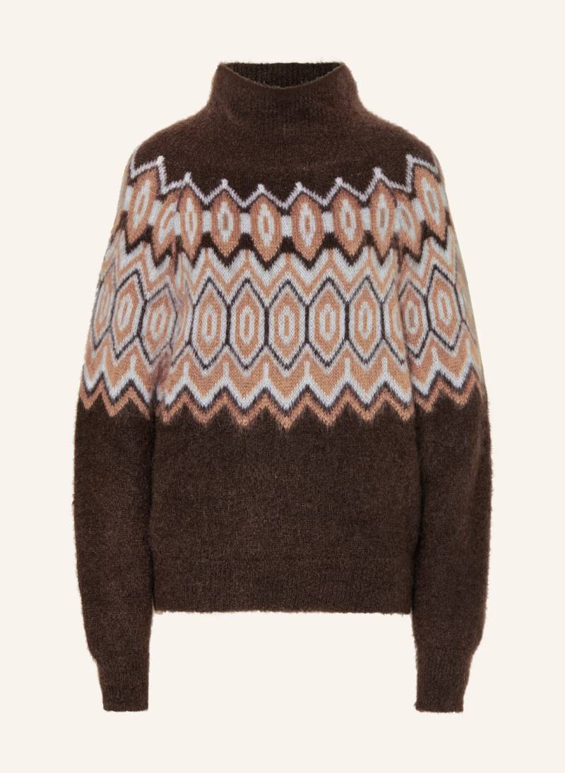 Maje Pullover Mit Mohair braun von Maje