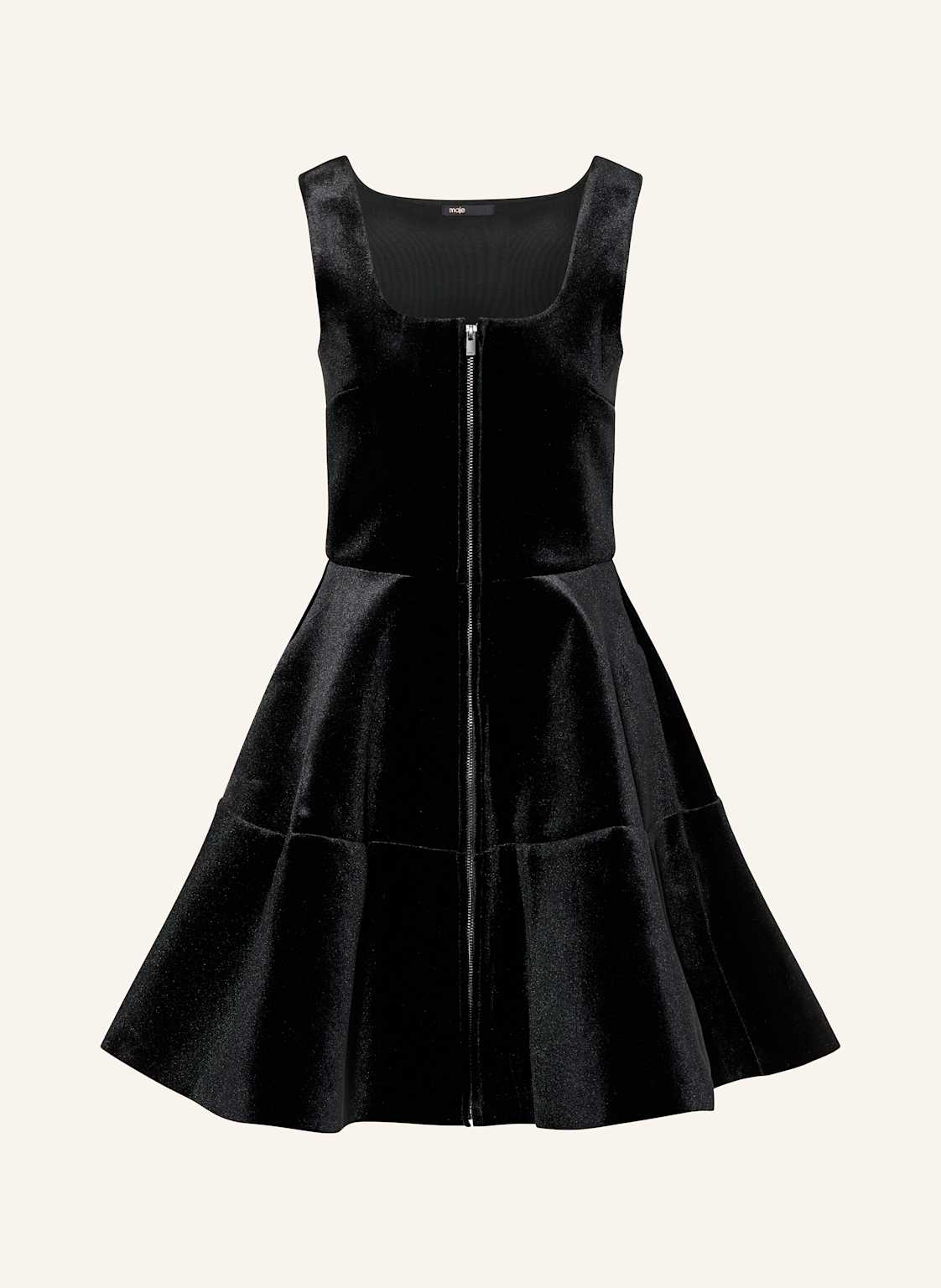 Maje Samtkleid Relvetina schwarz von Maje