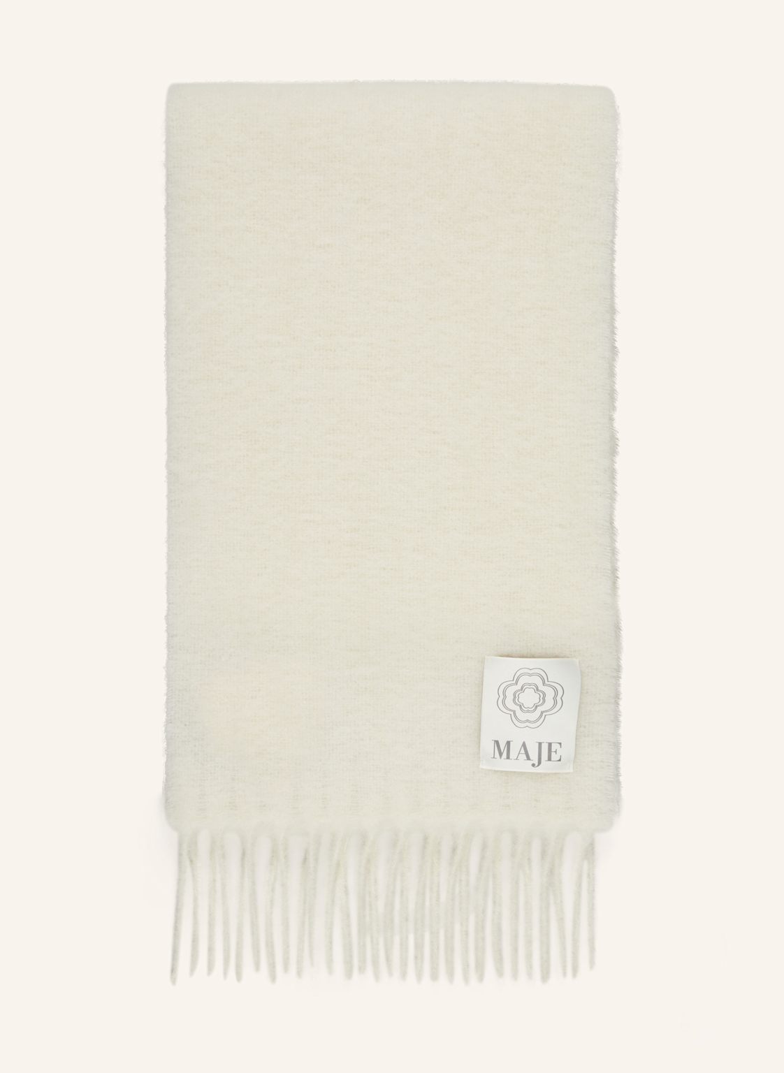 Maje Schal Mit Alpaka weiss Maje Schal Mit Alpaka weiss von Maje