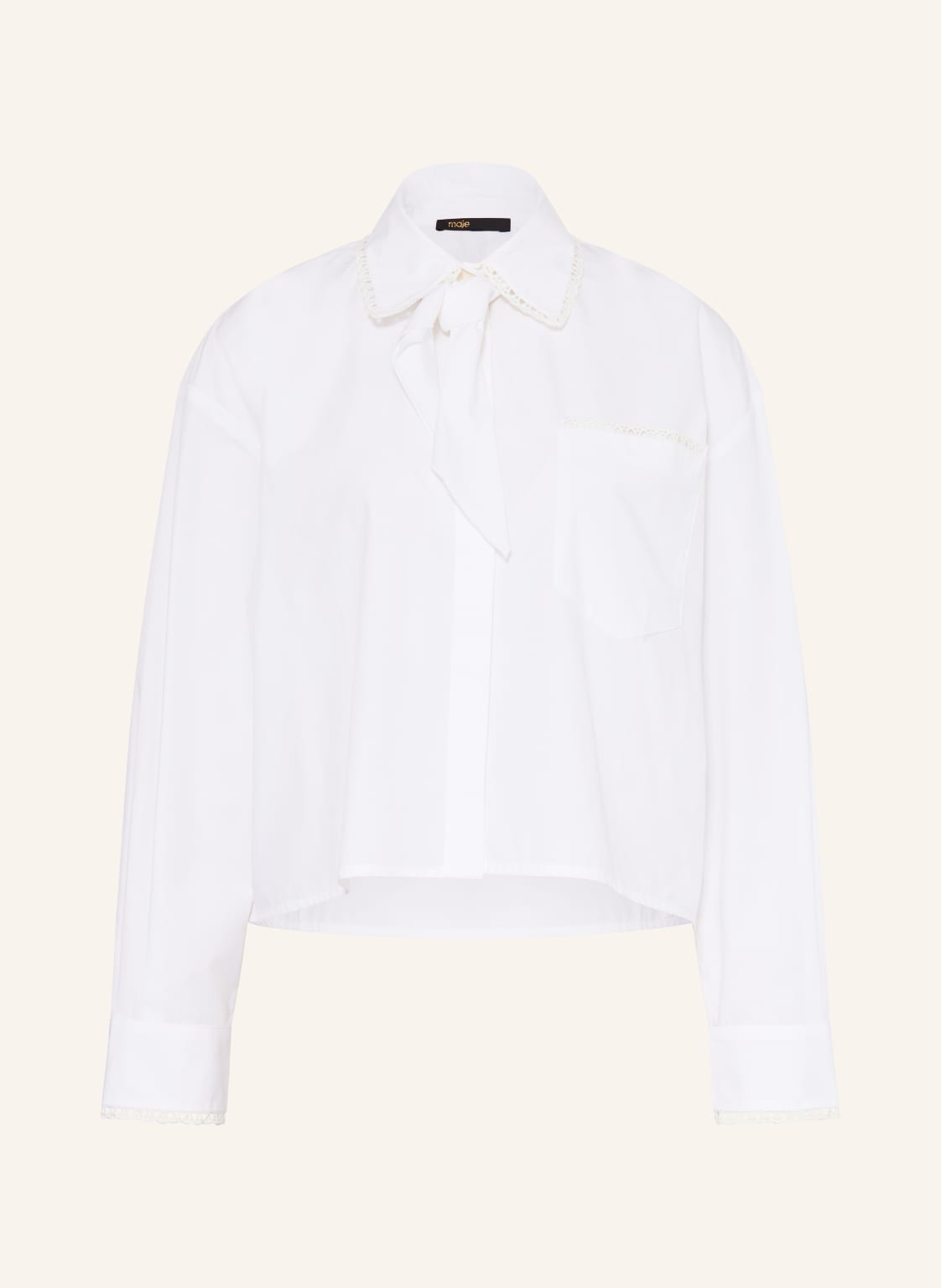 Maje Schluppenbluse weiss von Maje