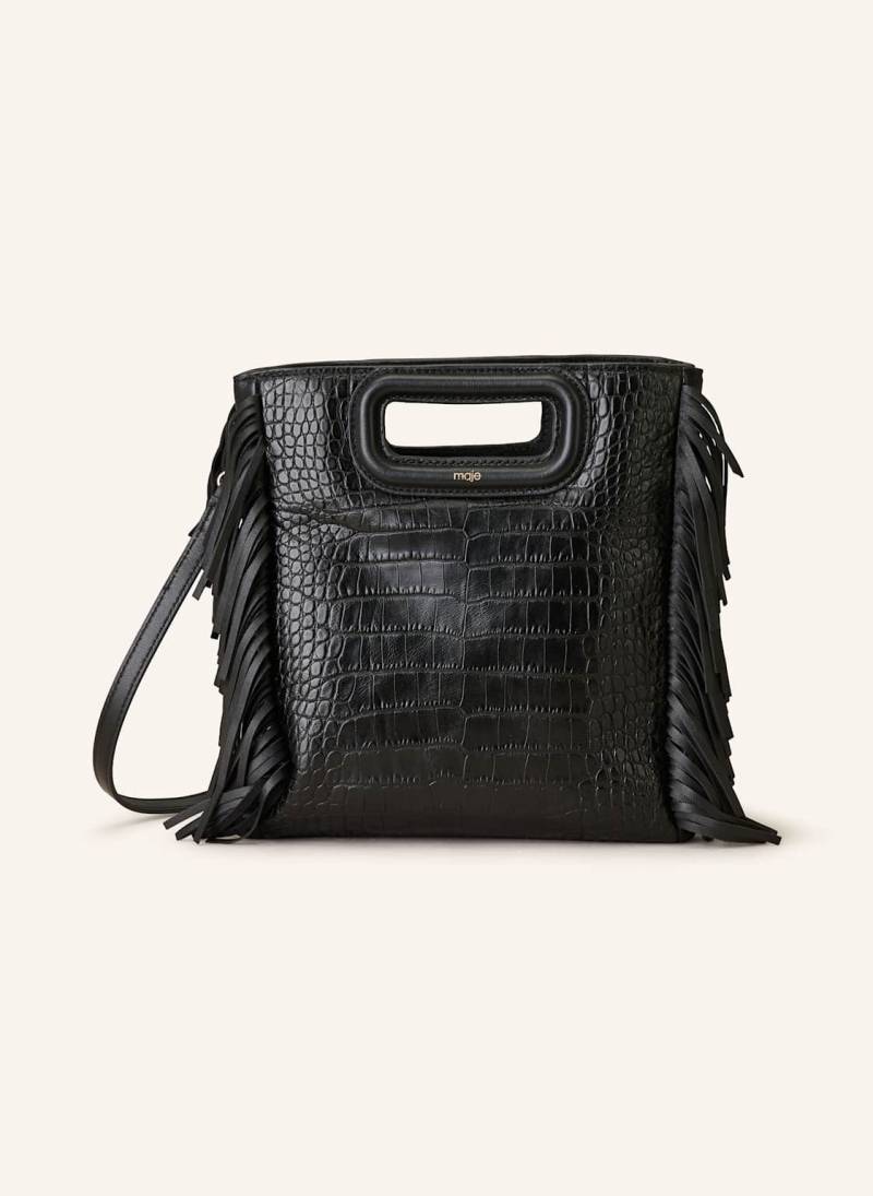 Maje Schultertasche schwarz von Maje