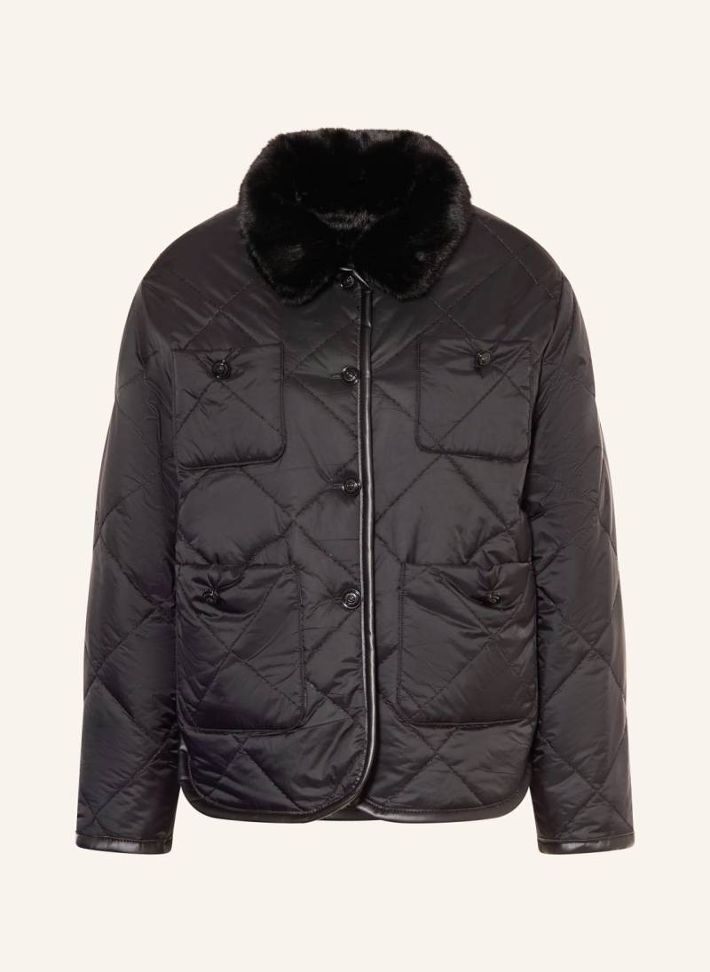 Maje Steppjacke Zum Wenden schwarz von Maje