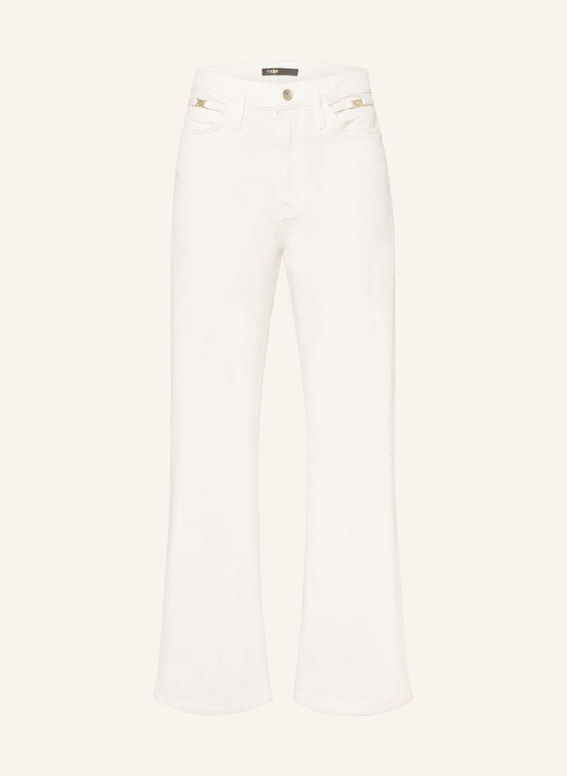 Maje Straight Jeans weiss von Maje