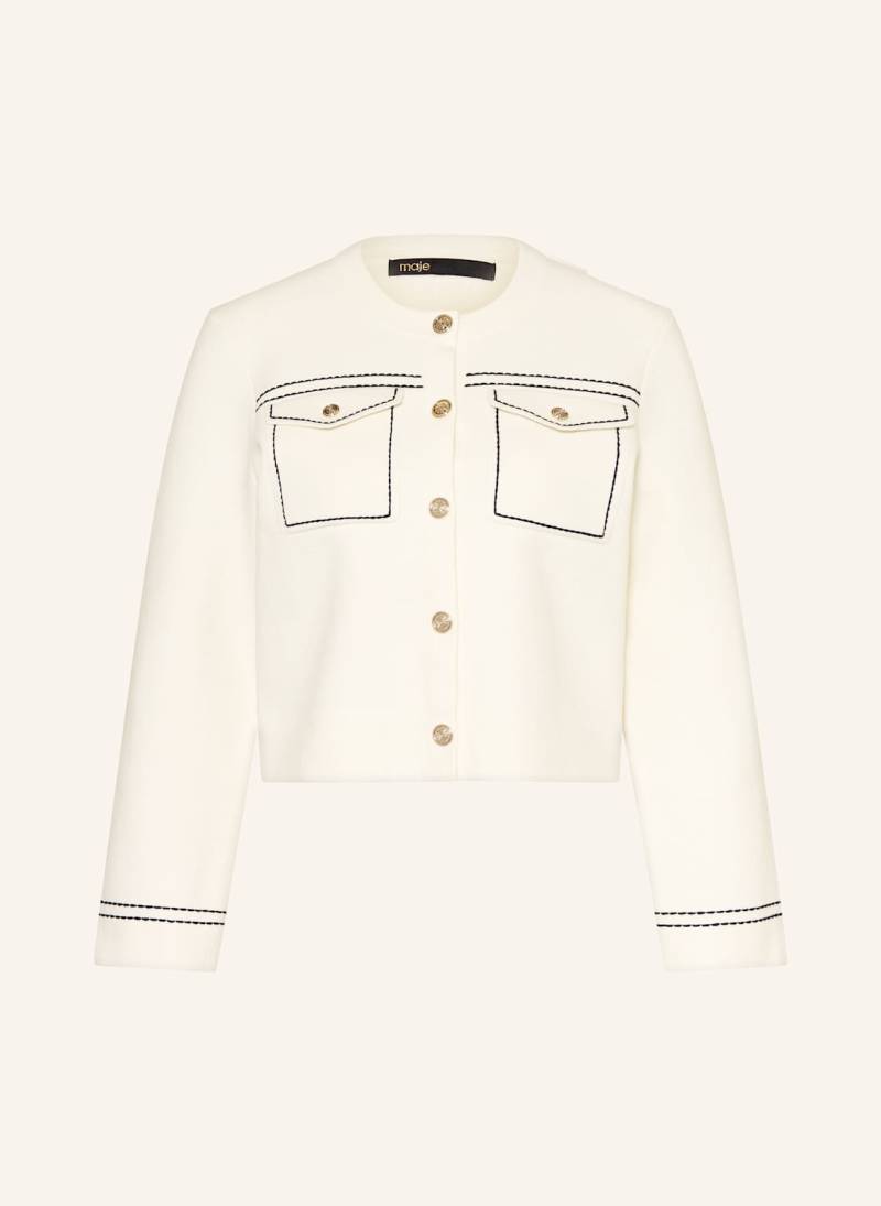 Maje Strickjacke weiss von Maje