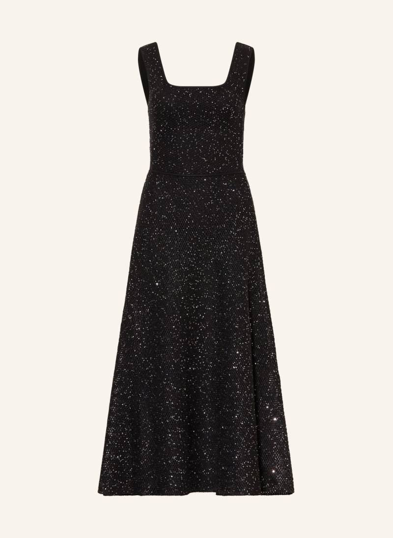Maje Strickkleid Mit Pailletten Und Glitzergarn schwarz von Maje
