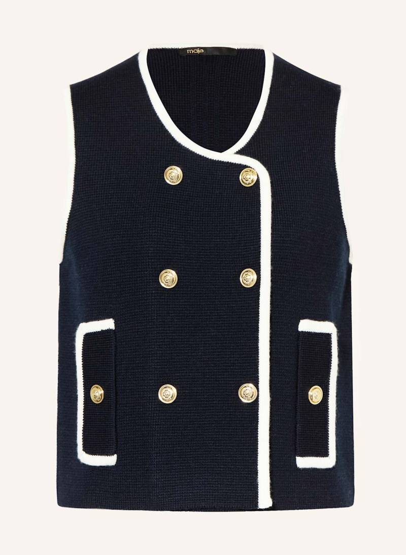 Maje Strickweste blau von Maje