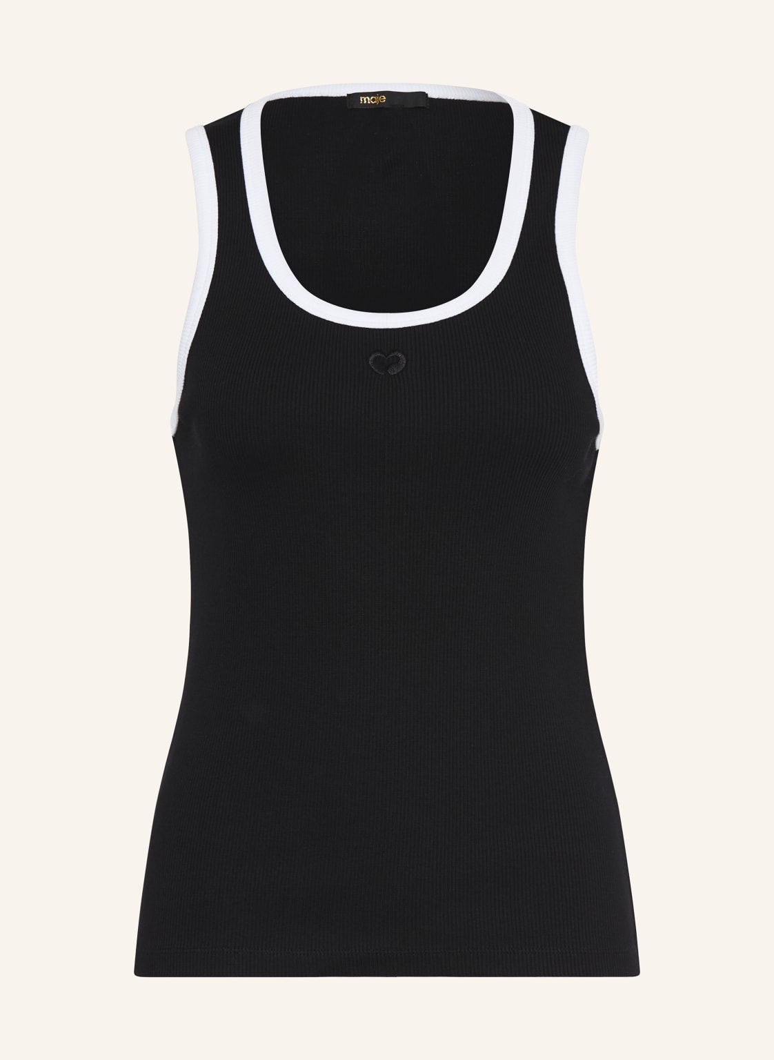 Maje Top schwarz von Maje