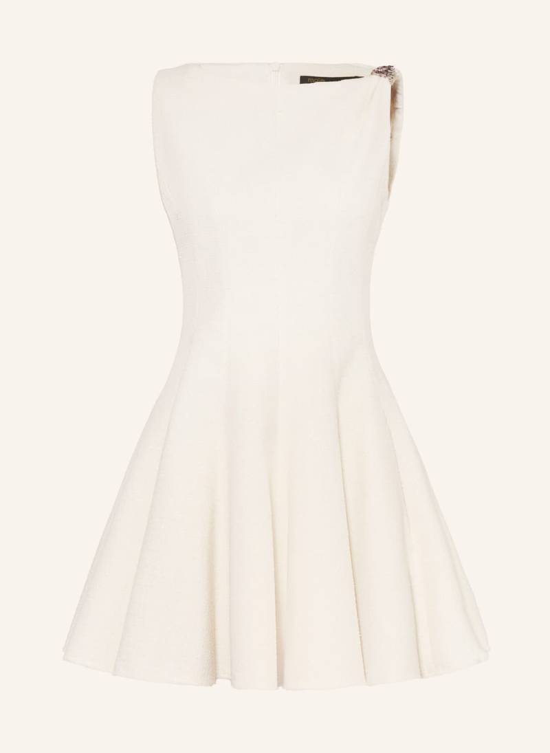 Maje Tweed-Kleid Mit Glitzergarn weiss von Maje