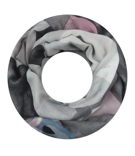 Majea Damen Loop Schal Schlauchschal Halstuch (880021) (grau 8) von Majea