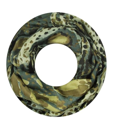 Majea Damen Loop Schal Schlauchschal Halstuch (880021) (grün 2) von Majea