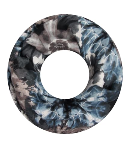 Majea Damen Loop Schal Schlauchschal Halstuch (880021) (schwarz 43) von Majea
