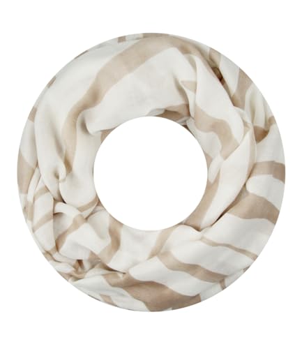 Majea Damen Loop Schal Schlauchschal Halstuch (880022) (beige 29) von Majea