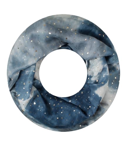 Majea Damen Loop Schal Schlauchschal Halstuch (880024) (blau 11) von Majea