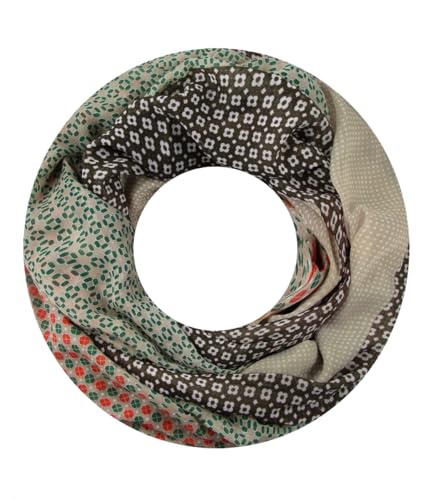 Majea Damen Loop Schal Schlauchschal Halstuch (880024) (grün 10) von Majea