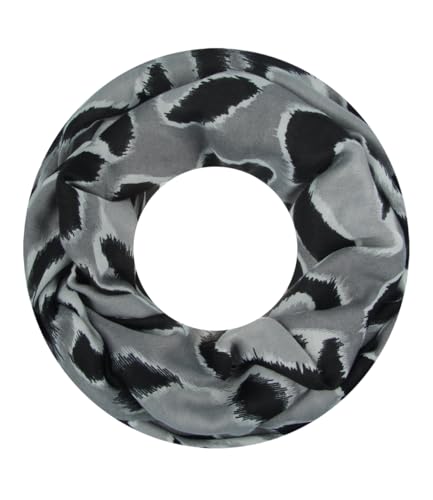 Majea Damen Loop Schal Schlauchschal Halstuch (880025) (grau 9) von Majea