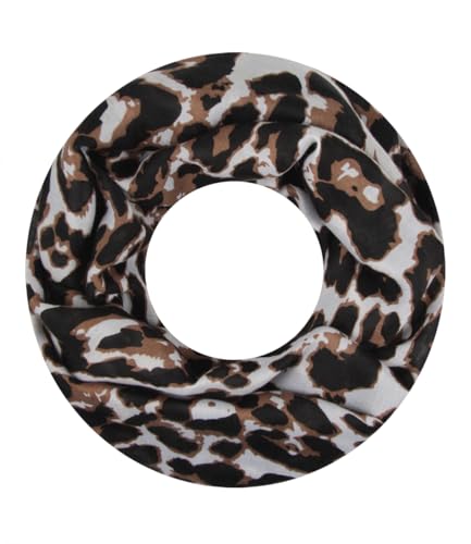 Majea Damen Loop Schal Schlauchschal Halstuch (880026) (braun 3) von Majea