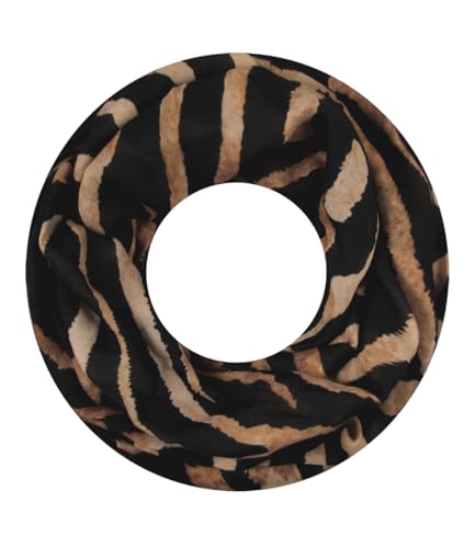 Majea Damen Loop Schal Schlauchschal Halstuch (880027) (schwarz 13) von Majea