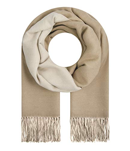 Majea Damenschal Winterschal Strickschal Damen Schal (880041) (beige 7) von Majea