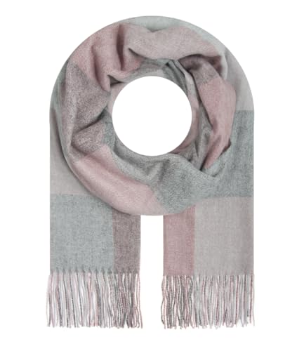 Majea Damenschal Winterschal Strickschal Damen Schal (880040) (alt rosa 3) von Majea