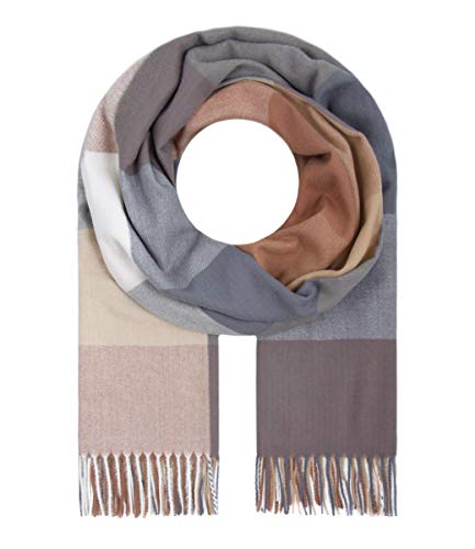 Majea Damenschal Winterschal Strickschal Damen Schal (880041) (beige 11) von Majea