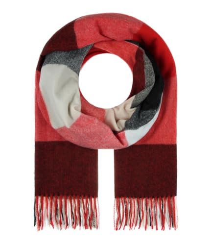 Majea Damenschal Winterschal Strickschal Damen Schal (880041) (hellrot 11) von Majea