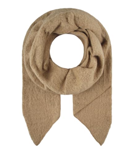 Majea Damenschal Winterschal Strickschal Damen Schal (880044) (camel 11) von Majea