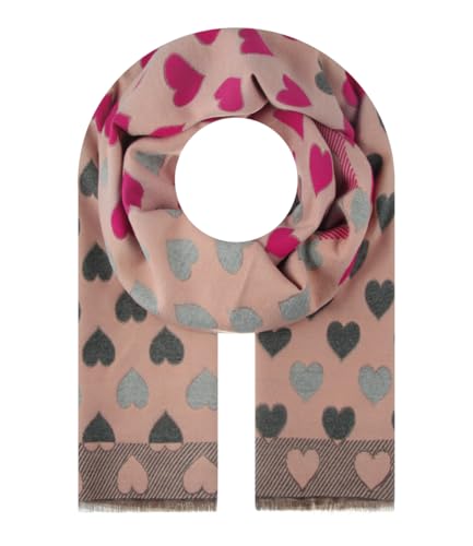 Majea Damenschal Winterschal Strickschal Damen Schal (880044) (rosa 10) von Majea