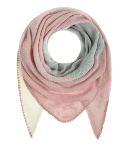 Majea Damenschal Winterschal Strickschal Damen Schal (880044) (rosa 4) von Majea