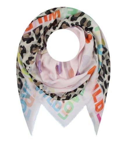 Majea - Dreieckstuch Damen-Halstuch, Schal Scarf Stola Quadratischer Schal Damen (880070) (rosa 3) von Majea