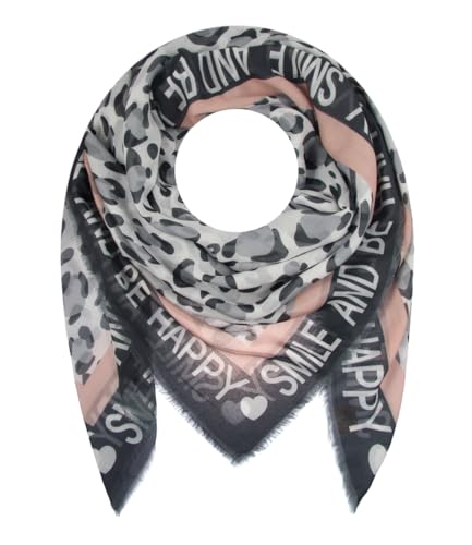 Majea - Dreieckstuch Damen-Halstuch, Schal Scarf Stola Quadratischer Schal Damen (880070) (schwarz 1) von Majea