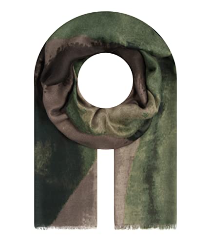 Majea Halstücher Damen Tuch Kopftuch Halstuch Schal Damen-Schal Tücher Damen Stola (880032) (grün 18) von Majea