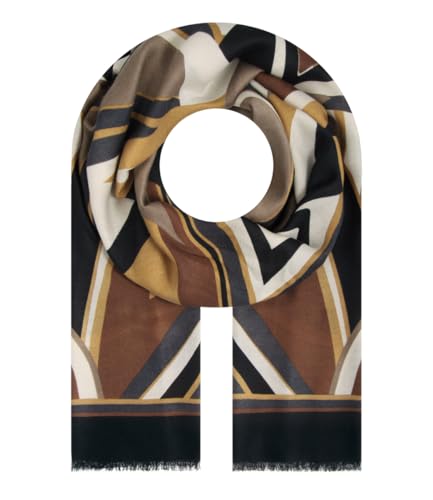 Majea Halstücher Damen Tuch Kopftuch Halstuch Schal Damen-Schal Tücher Damen Stola (880035) (schwarz 9) von Majea
