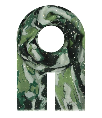 Majea Halstücher Damen Tuch Kopftuch Halstuch Schal Damen-Schal Tücher Damen Stola (880036) (grün 1) von Majea