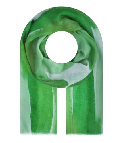 Majea Halstücher Damen Tuch Kopftuch Halstuch Schal Damen-Schal Tücher Damen Stola (880036) (grün 8) von Majea